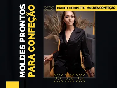 Moldes para confecção e facção